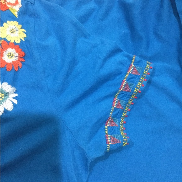 JOHNNY WAS blouse size L perfect condition - Picture 4 of 8